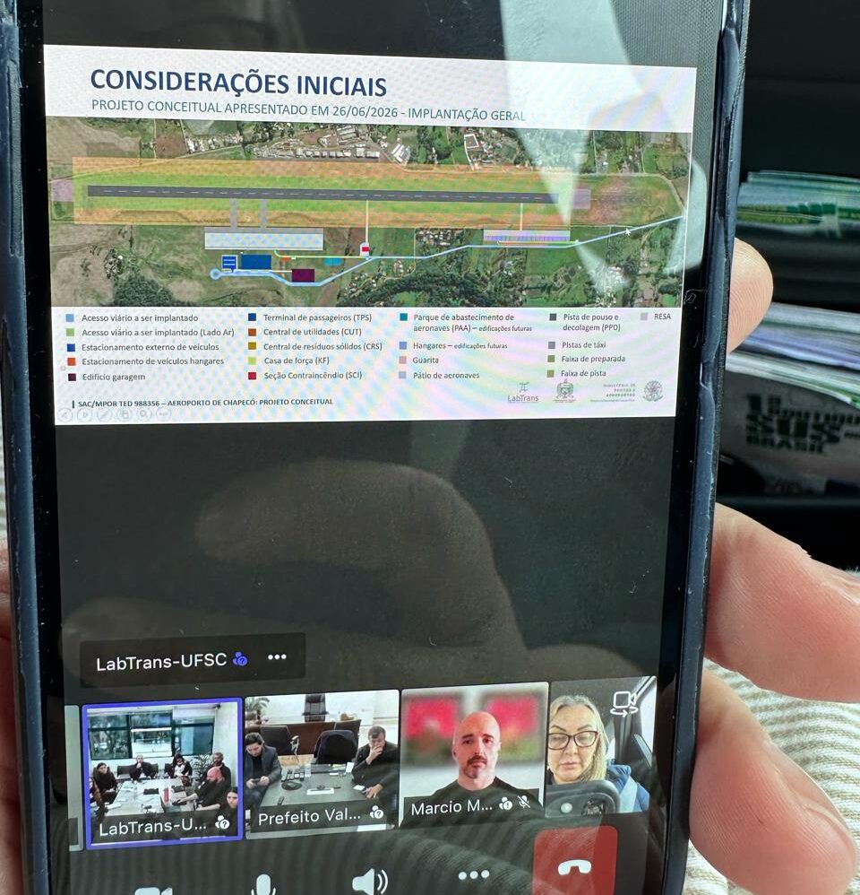 Trabalho de Daniela Reinehr garante avanços na ampliação do Aeroporto de Chapecó